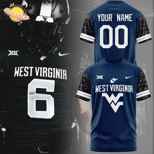 Custom Name West Virginia Football New Design Hot Version 2024 Limited Edition Tshirt