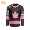 Custom Nhl Nashville Predators Specialize Pink Fight Breast Cancer V-Shaped New Design Limited Edition Jersey 2024