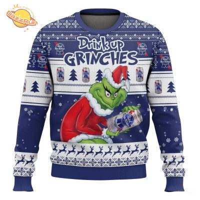 Drink Up Grinches Monster Green Very Ugly Hot Design Edition 2024 Sweater