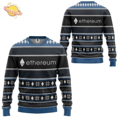 Ethereum Christmas Ugly Hot Sweater 2024 Christmas