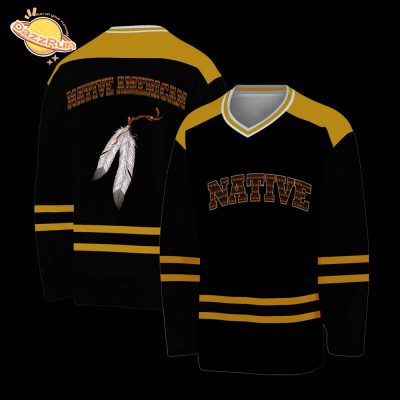 Feather Native American Hockey Jersey