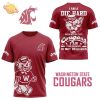 I Am A Die Hard Wsc Washington State Cougars 3D White Shirt 2024