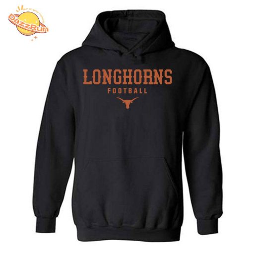 Longhorns Cole Football 2024 Classic Comfrt Limited Version Black Hoodie