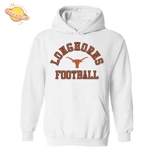 Longhorns Cole Football 2024 Classic Comfrt Limited Version White Hoodie