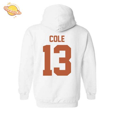 Longhorns Cole Football 2024 Classic Comfrt Limited Version White Hoodie