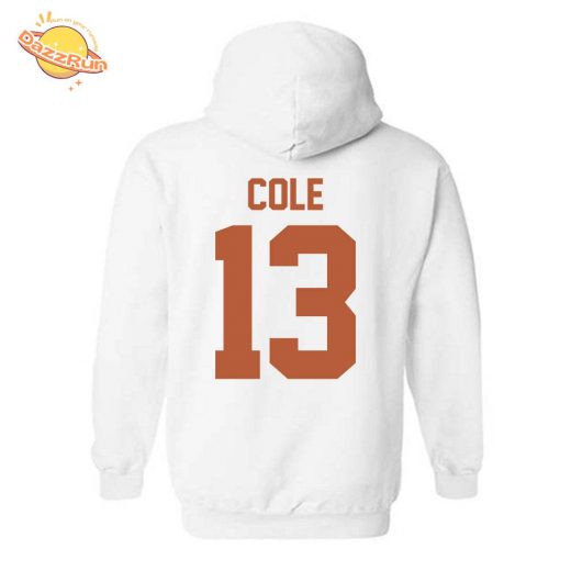 Longhorns Cole Football 2024 Classic Comfrt Limited Version White Hoodie