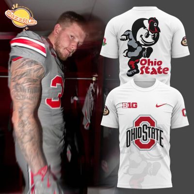 Men’S Ohio State Buckeyes Big Nike White Game Hot Limited New Design Version 2024 Shirt