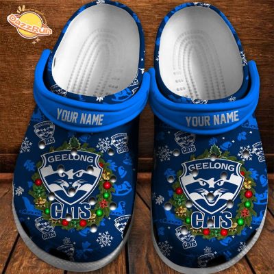 New Custom Geelong Cat Crocs Shoes For Fan Hot Special Edition