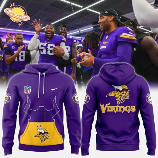 Nfl Minnesota Vikings Nike Purple Game 2024 New Design Limited Version Hoodie