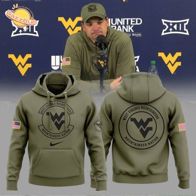 Nike West Virginia Mouutainee Nation Football Camo Hoodie Hot Design 2024