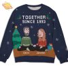 Personalized Custom Hubby Wifey Est 2000 New Design 2024 Sweater