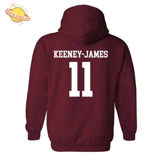 Umass Football Jakobie Keeney James Hot Limited Red Hoodie 2024