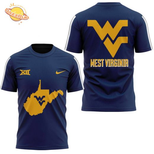 West Virginia Men’S Football Nike Game Hot Edition Gift For Fan 2024 Navy Shirt