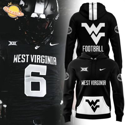 West Virginia Men’S Football Nike Moutanblack Game Hoodie