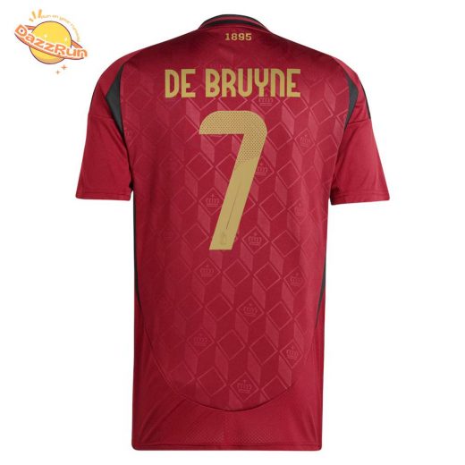 2024 Kevin De Bruyne Belgium Home Jersey