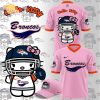 Denver Broncos X Hello Kitty Football Hot Design 2024 White Jersey