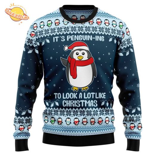 It’S Penguin-Ing To Lool To Lot Like 2024 Ugly Christmas Sweater