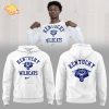 Uk Kentucky Basketball New Design 2024 White Hoodie