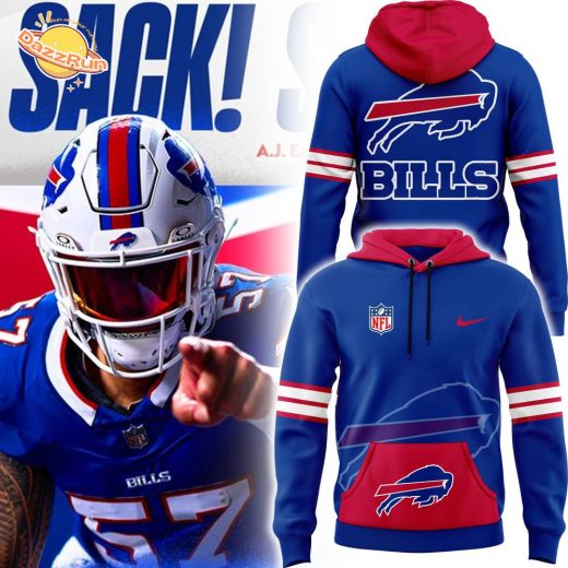 Nike Blue Buffalo Bills Nfl Helmet Pullover Hot Design 2024 Hoodie