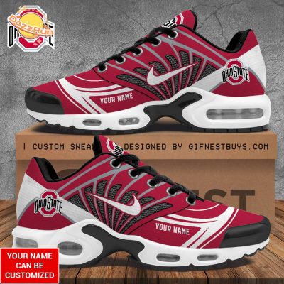 Personalized Ohio State Buckeyes Football Air Max Shoes – Custom College Team Gear