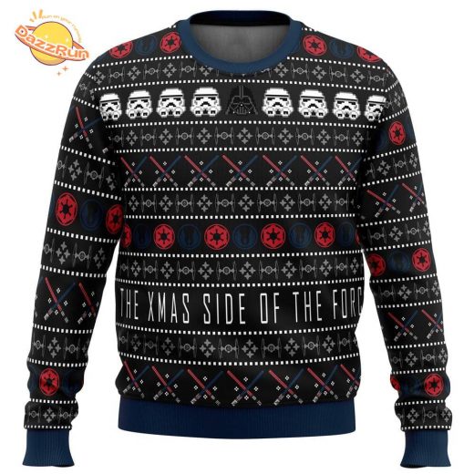 Star Wars The Xmas Side Of The Force 2024 Ugly Christmas Sweater