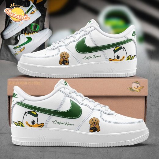 Herbstreit X Oregon Ducks Customize Air Force 1 Nike  Sneaker Hot Edition 2024