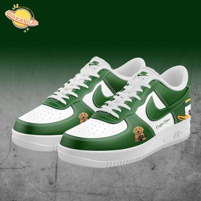 Herbstreit X Oregon Ducks Customize Green Air Force 1 Nike  Sneaker Hot Edition 2024