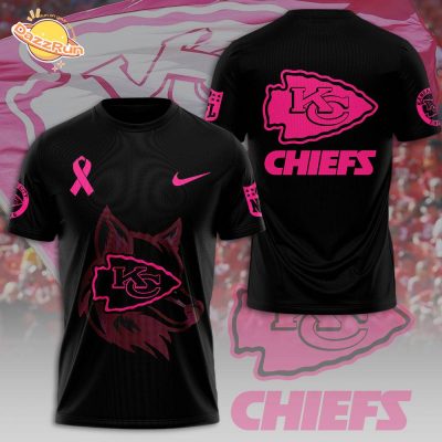 Kansas City Chiefs X Breast Cancer Awareness New Version 2024 Tshirt