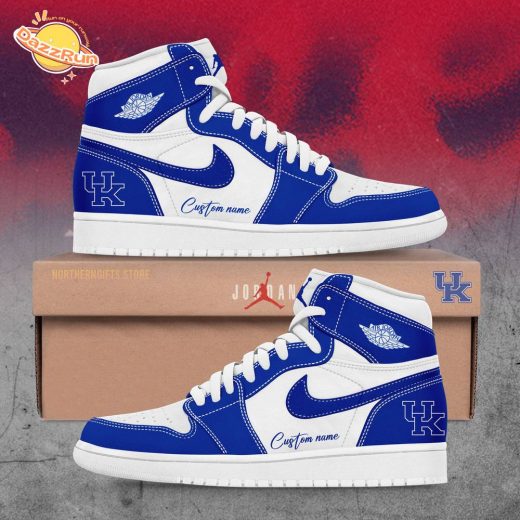 Kentucky Men’S Basketball 2024 Limited Edition Custom Name Air Jordan 1 Shoes