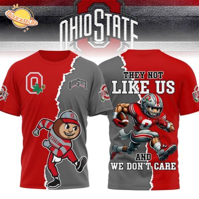 Ohio State Osu They Are Not Like Us And We Dont Care Premium Limited Version Tshirt 2024