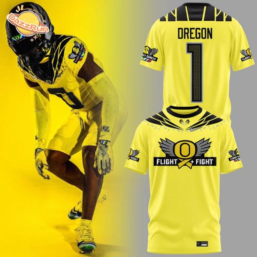 Oregon Ducks Flight Hot Design 2024 Limited Edition Yellow Tshirt