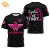 Warrior Together We Fight Cancer White Tshirt New Design 2024