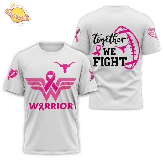 Warrior Together We Fight Cancer White Tshirt New Design 2024