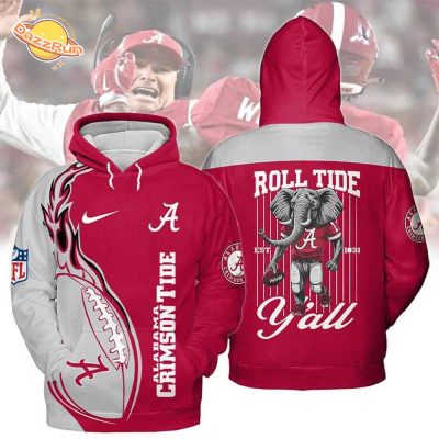 Ala Bama Crimson Tide Roll Tide Yall Premium Hoodie 2024 Limited Edition