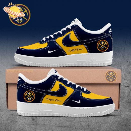 Denver Nuggets Nike Custom Special Version 2024 Air Force 1 Sneaker Shoes | Exclusive Team Edition