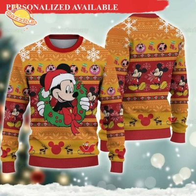 Disney Mickey Christmas Ugly Sweater – Timeless Holiday Jumper