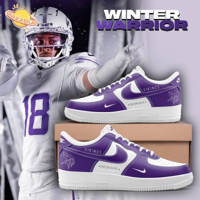 Minnesota Vikings Air Force 1 Nike Limited Edition Shoes | Exclusive Fan Collection