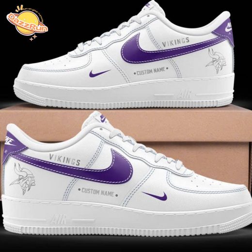 Minnesota Vikings Air Force 1 Nike Shoes | Classic Team-Inspired Sneakers