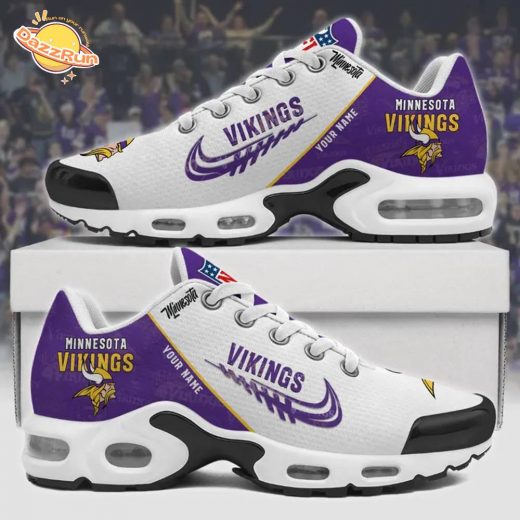 Minnesota Vikings Custom Name Premium 01 Air Max Shoes 2024 | Exclusive Fan Gear