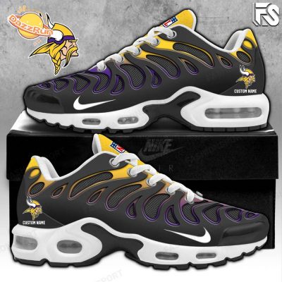 Minnesota Vikings Custom Name Premium Air Max Shoes 2024 | High-Quality Team Sneakers