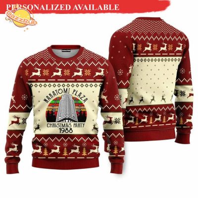 Nakatomi Plaza Ugly Christmas Sweater – Iconic Movie Holiday Apparel