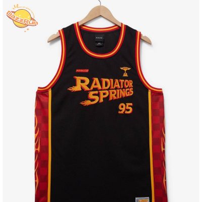 Disney Pixar Cars Lightning Mcqueen Basketball Jersey