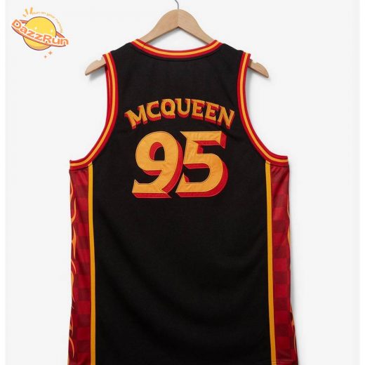 Disney Pixar Cars Lightning Mcqueen Basketball Jersey