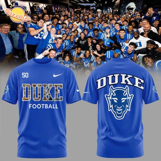 Duke X Nike Football 2024 New Design T-Shirt