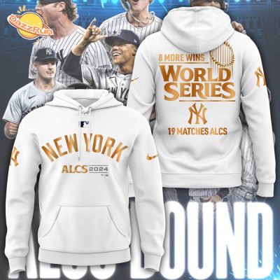 Limited Edition New York Yankees 2024 ALCS 19 Matches White T-Shirt