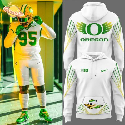 Limited Edition Oregon Duck X Nike 2024 White Hoodie