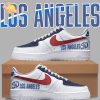 Los Angeles Dodgers Custom Jordans Nike Air Force 1 Sneakers