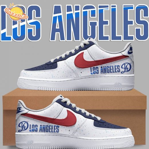 Los Angeles Dodgers 2024 Nike Air Force 1 City Connect Sneakers