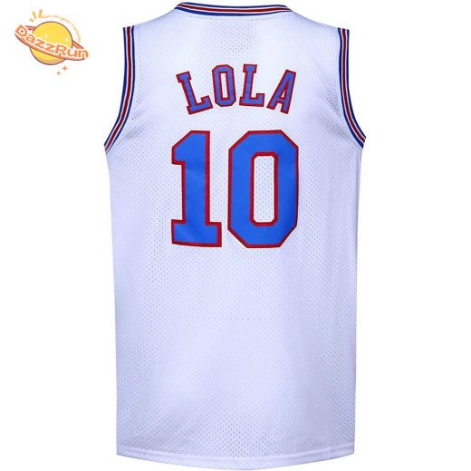 Men’S Basketball Jersey #10 Lola Space Movie Sports Shirts 90S Hiphop Party Clothing