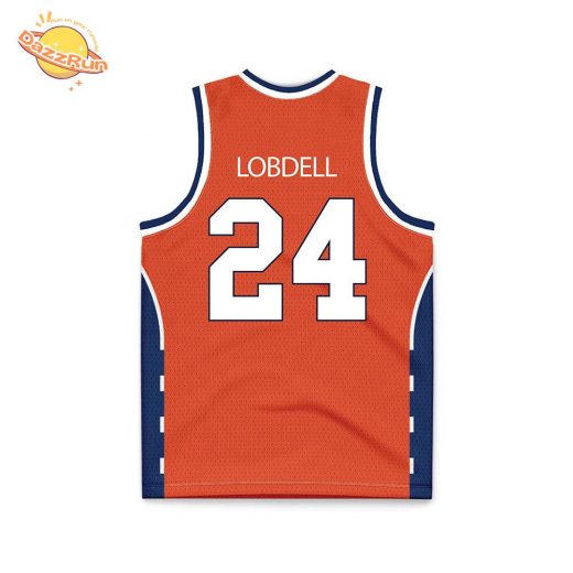 Syracuse Men’S Basketball Noah Lobdell Orange Basketball Jersey Best Gift For Fan 2024